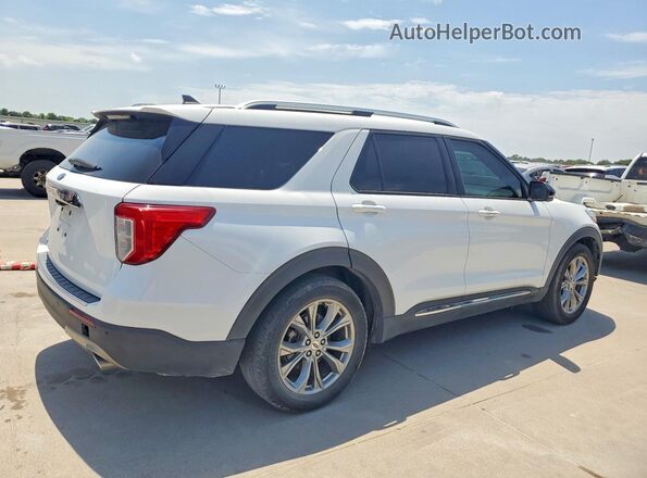1FMSK7FH2MGA84954 2021 FORD EXPLORER White Задня права чверть