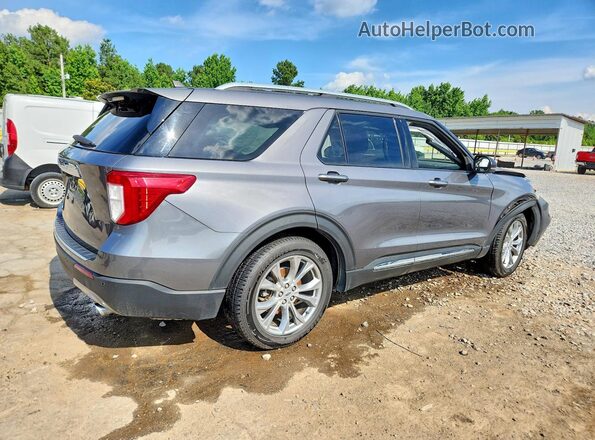 1FMSK7FH2MGA87921 2021 FORD EXPLORER Серый Задняя правая четверть