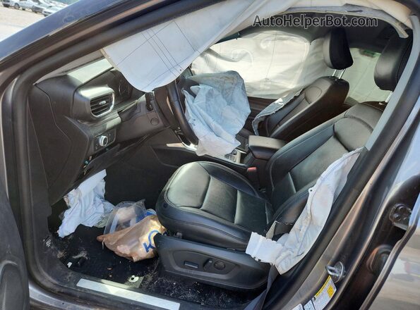 1FMSK7FH2MGA87921 2021 FORD EXPLORER Серый Вид салона спереди