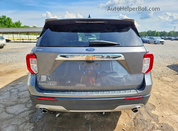 1FMSK7FH2MGA87921 2021 FORD EXPLORER Серый Вид сзади