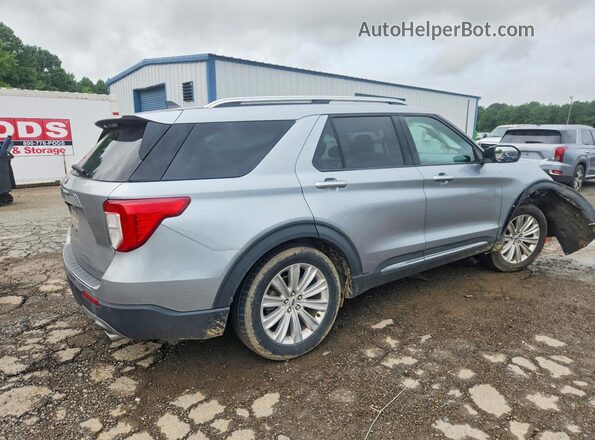 1FMSK7FH2MGB86691 2021 FORD EXPLORER Silver Tył prawy