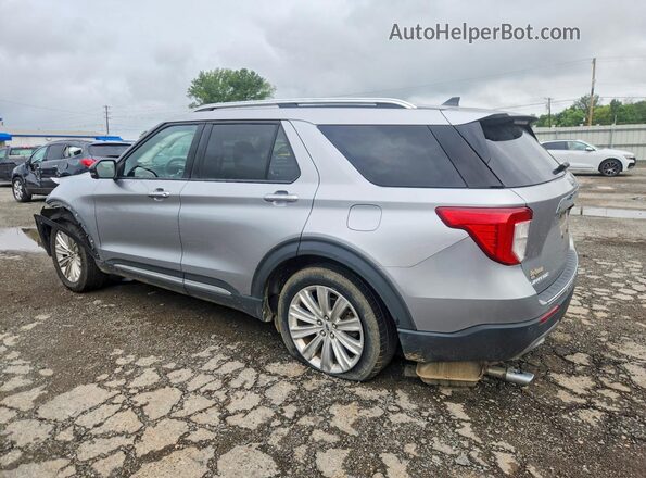1FMSK7FH2MGB86691 2021 FORD EXPLORER Silver Tył lewy
