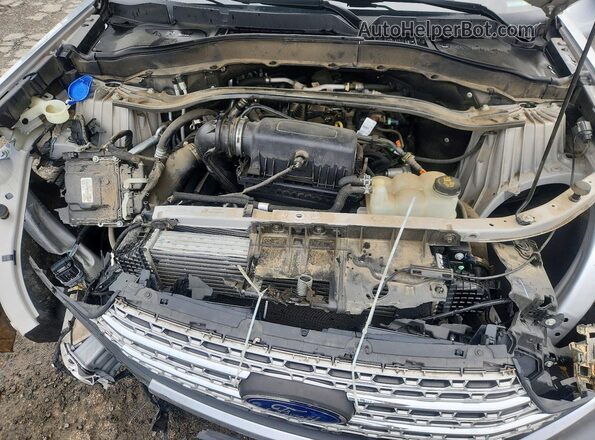 1FMSK7FH2MGB86691 2021 FORD EXPLORER Silver Widok komory silnika