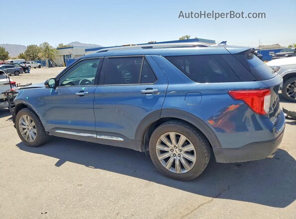 1FMSK7FH3LGA80376 2020 FORD EXPLORER Blue Rear left