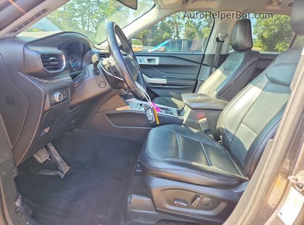 1FMSK7FH3LGC42040 2020 FORD EXPLORER Charcoal Vista interior delantera
