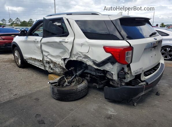 1FMSK7FH3NGC21336 2022 FORD EXPLORER White Trasero izquierdo