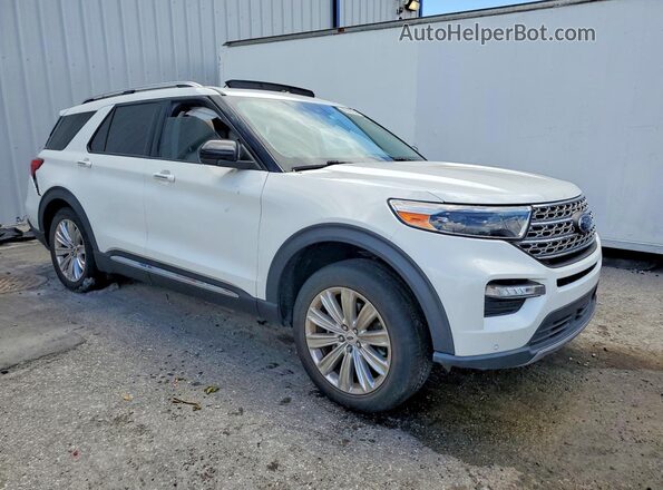 1FMSK7FH3NGC21336 2022 FORD EXPLORER White Delantero derecho
