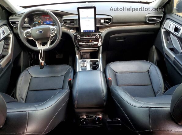 1FMSK7FH3PGB28691 2023 FORD EXPLORER Gray Առջևի վահանակի տեսք