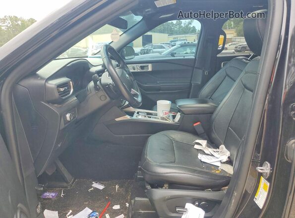 1FMSK7FH5LGA75969 2020 FORD EXPLORER Black Front interior view