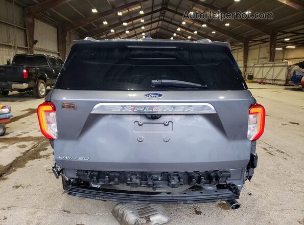 1FMSK7FH5MGB40062 2021 FORD EXPLORER Серый Вид сзади