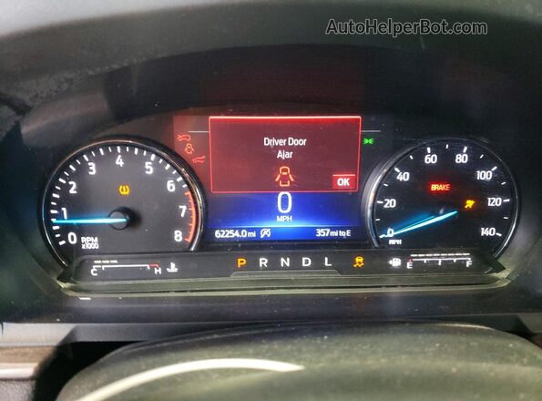 1FMSK7FH5MGB40062 2021 FORD EXPLORER Серый Вид щитка приборов