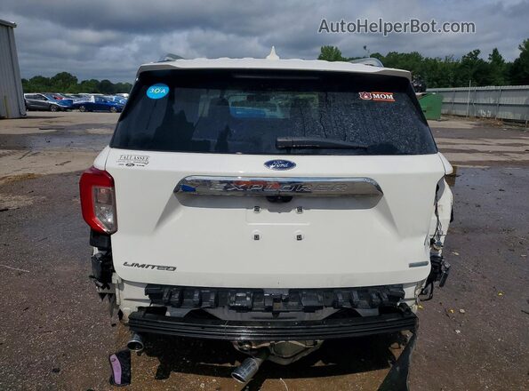 1FMSK7FH6LGC41318 2020 FORD EXPLORER White Հետևի տեսք
