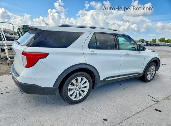 1FMSK7FH6MGA92006 2021 FORD EXPLORER Gray Trasero derecho