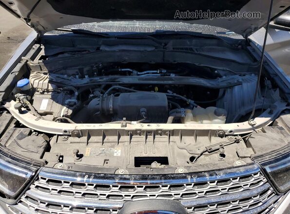 1FMSK7FH6MGB36540 2021 FORD EXPLORER Серебряный Вид подкапотного пространства