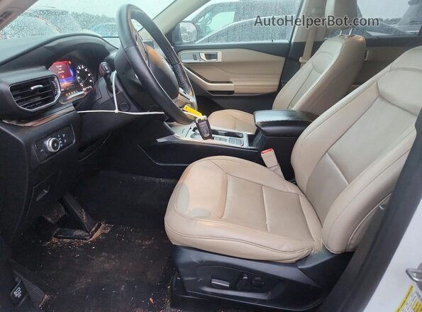 1FMSK7FH6MGB55203 2021 FORD EXPLORER White Вид салону спереду