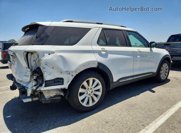 1FMSK7FH7LGB36156 2020 FORD EXPLORER White Tył prawy