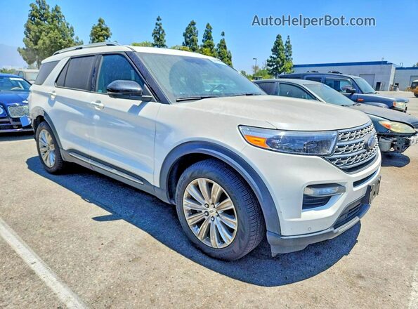 1FMSK7FH7LGB36156 2020 FORD EXPLORER White Przód prawy