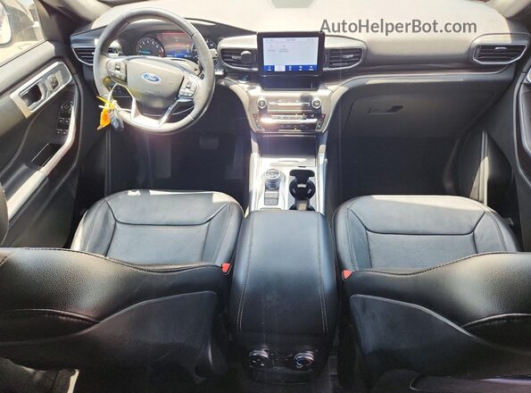 1FMSK7FH7LGB36156 2020 FORD EXPLORER White Widok deski rozdzielczej
