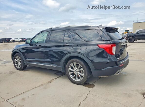 1FMSK7FH7MGB50835 2021 FORD EXPLORER Black Tył lewy