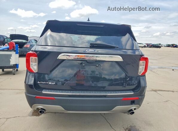 1FMSK7FH7MGB50835 2021 FORD EXPLORER Black Widok z tyłu
