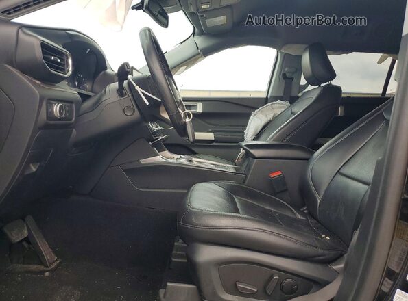 1FMSK7FH7MGB50835 2021 FORD EXPLORER Black Widok wnętrza z przodu