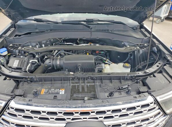 1FMSK7FH7MGB50835 2021 FORD EXPLORER Black Widok komory silnika