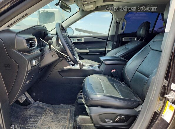 1FMSK7FH8LGC98538 2020 FORD EXPLORER Black Front interior view