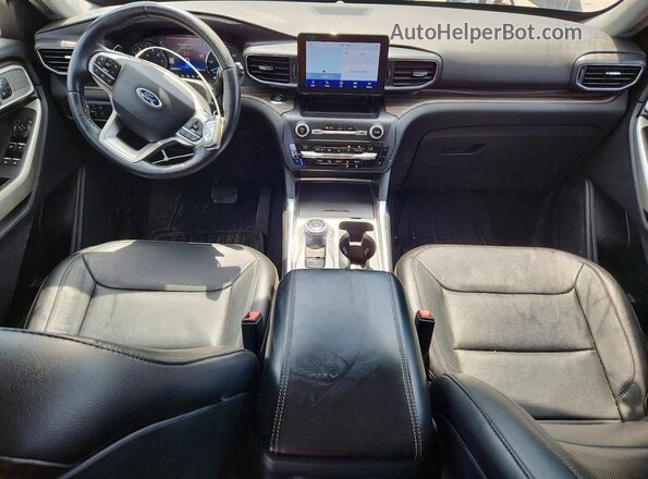 1FMSK7FH8LGC98538 2020 FORD EXPLORER Black Dashboard view