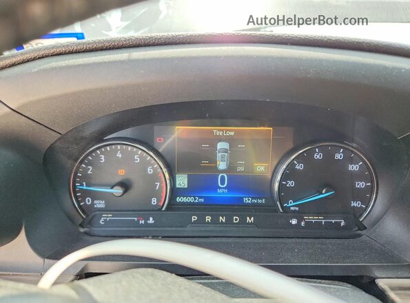 1FMSK7FH8LGC98538 2020 FORD EXPLORER Black Instrument cluster view