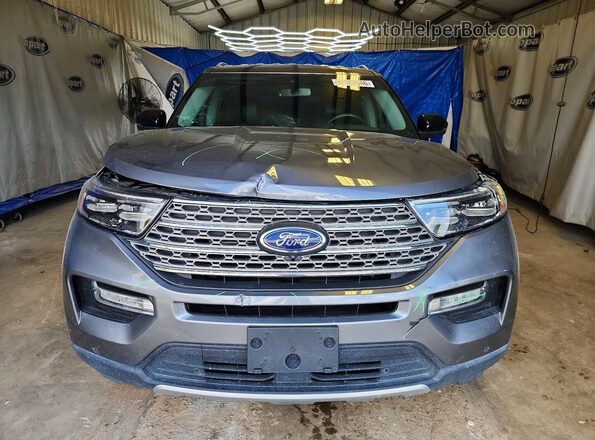 1FMSK7FH8NGB44110 2022 FORD EXPLORER Gray Vista frontal