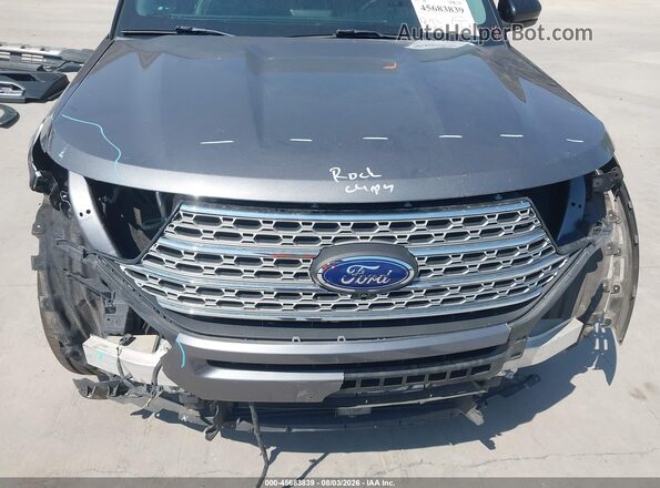 1FMSK7FH9NGA21285 2022 FORD EXPLORER Gray Vista frontal