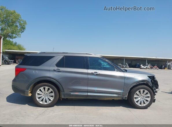 1FMSK7FH9NGA21285 2022 FORD EXPLORER Gray Vista interior de 360 grados