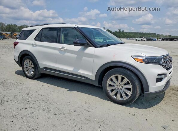 1FMSK7FHXLGA01625 2020 FORD EXPLORER Белый Передняя правая четверть