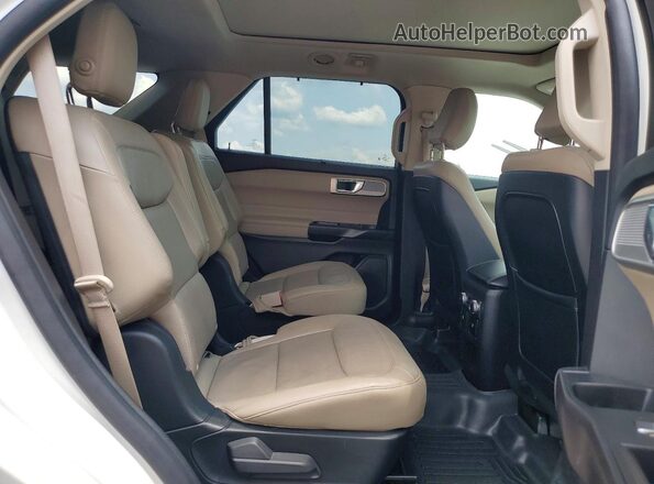 1FMSK7FHXLGA01625 2020 FORD EXPLORER Белый Вид задней части салона