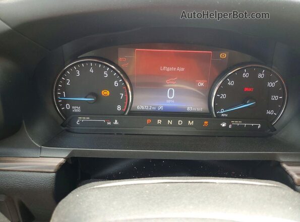 1FMSK7FHXLGA01625 2020 FORD EXPLORER Белый Вид щитка приборов