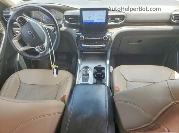 1FMSK7FHXMGB70044 2021 FORD EXPLORER Серый Вид панели приборов