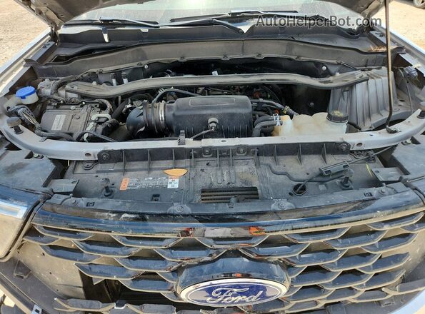 1FMSK7KH2PGA93065 2023 FORD EXPLORER Silver ძრავის განყოფილების ხედი