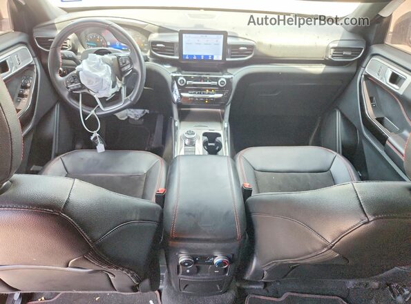 1FMSK7KH2PGA93065 2023 FORD EXPLORER Silver წინა პანელის ხედი