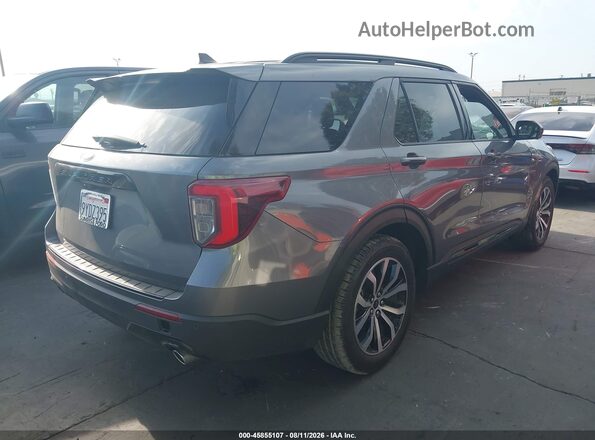 1FMSK7KH5NGA86754 2022 FORD EXPLORER Серый Задняя правая четверть