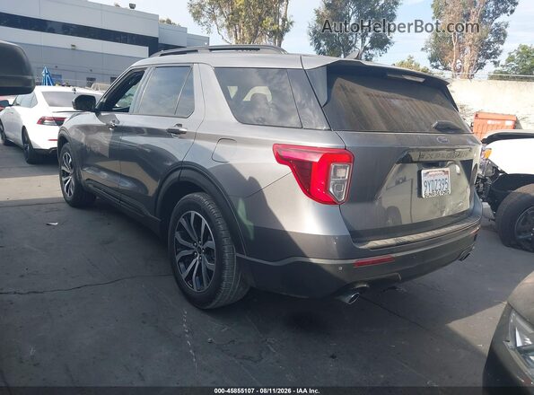 1FMSK7KH5NGA86754 2022 FORD EXPLORER Серый Задняя левая четверть