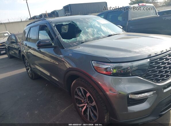 1FMSK7KH5NGA86754 2022 FORD EXPLORER Серый Вид спереди