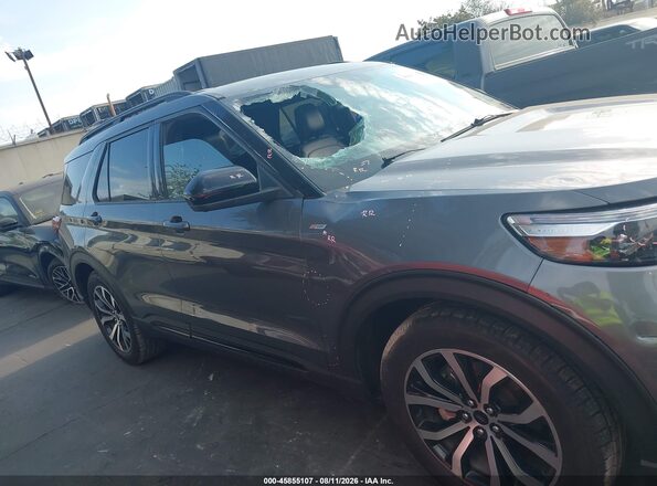 1FMSK7KH5NGA86754 2022 FORD EXPLORER Серый Вид задней части салона