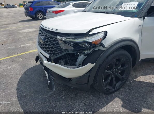 1FMSK7KH9RGA50359 2024 FORD EXPLORER Белый Вид спереди