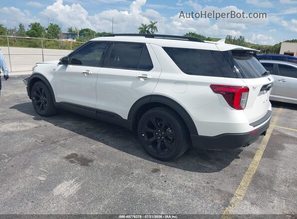1FMSK7KH9RGA50359 2024 FORD EXPLORER Белый Задняя левая четверть