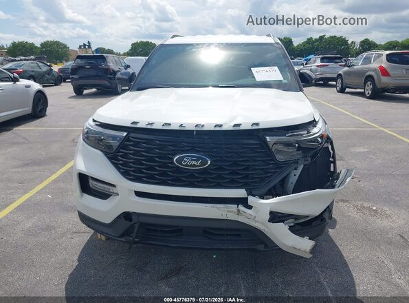 1FMSK7KH9RGA50359 2024 FORD EXPLORER Белый Вид щитка приборов
