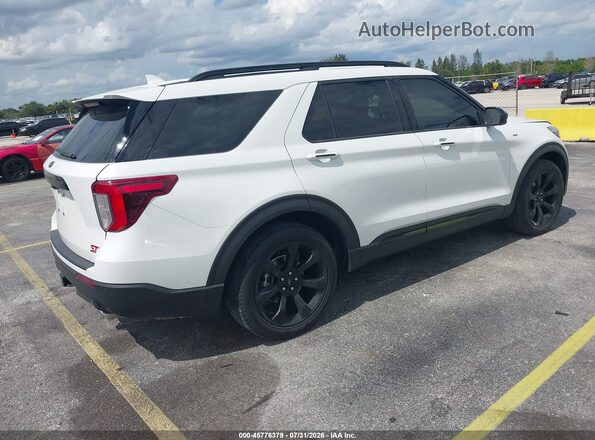 1FMSK7KH9RGA50359 2024 FORD EXPLORER Белый Задняя правая четверть