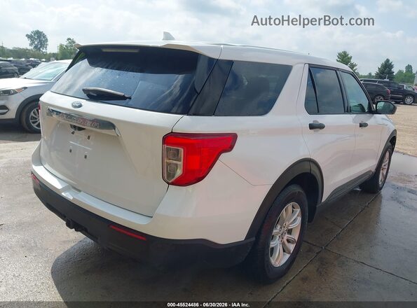 1FMSK8BB0LGC65475 2020 FORD EXPLORER White Задня права чверть