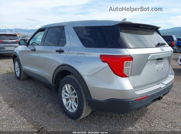1FMSK8BB1LGC68742 2020 FORD EXPLORER Silver უკანა მარცხენა