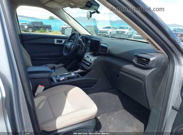 1FMSK8BB1LGC68742 2020 FORD EXPLORER Silver წინა სალონის ხედი