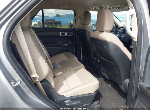 1FMSK8BB1LGC68742 2020 FORD EXPLORER Silver VIN კოდის სტიკერის ხედი